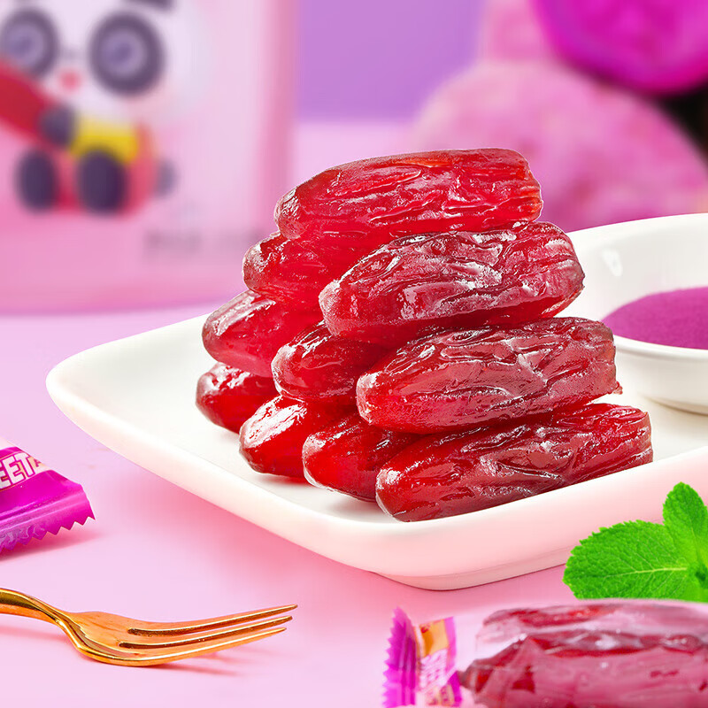 味滋源水晶紫薯仔 浓浓薯香 地瓜干红薯干 休闲零食特产小吃 水晶紫薯仔 250g*1袋 2袋装