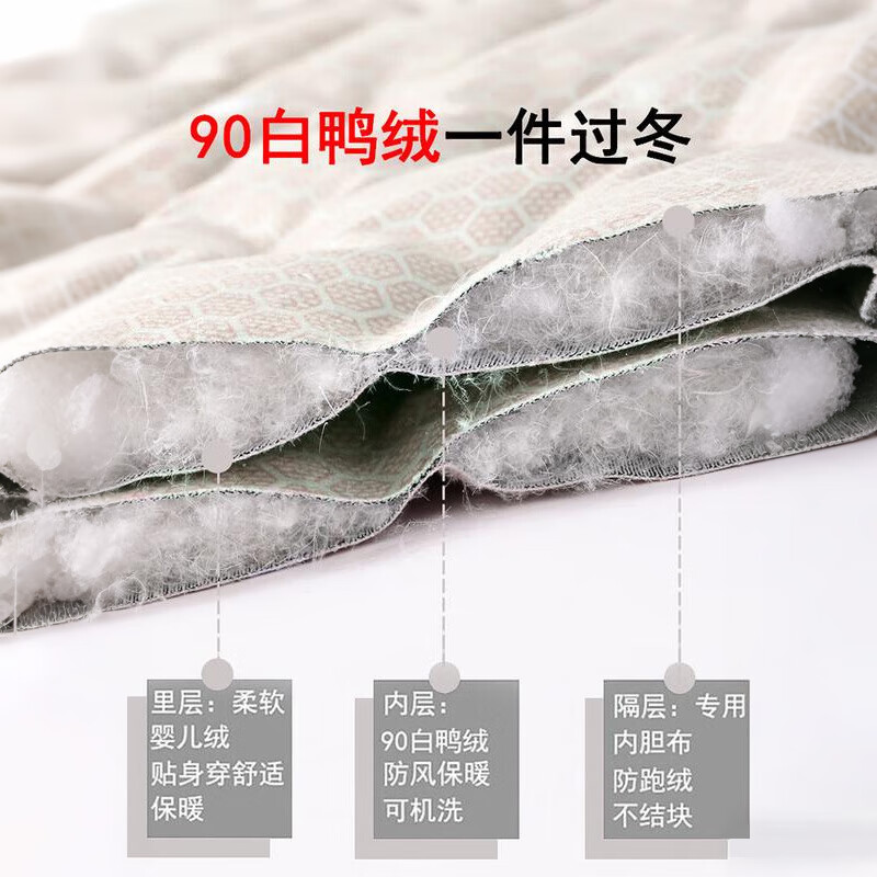 浪莎羽绒裤内胆女2025冬季新款内穿轻薄保暖防寒零下40度打底保暖棉裤 白鸭绒羽绒内胆 【抗寒零下40度】 M 【建议:96-110斤】