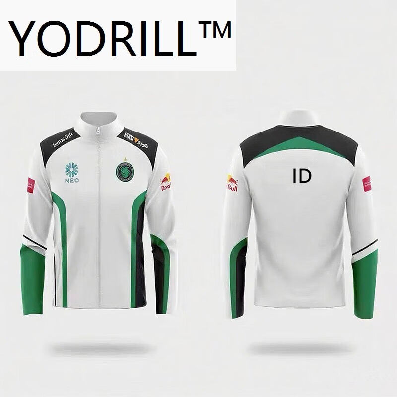 米可杉2025Falcons猎鹰战队cs2科隆队服csgo周边niko外套m0nesy夹克 25猎鹰白绿风衣定制ID联系客服 均码 4XL