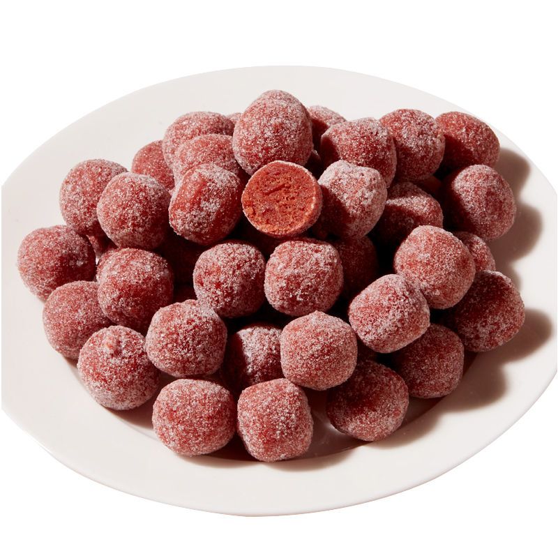 金曄單粒裝山楂球休閑食品零食蜜餞餐飲雪麗球寶寶獨立裝500g 單粒球500g(約100粒）