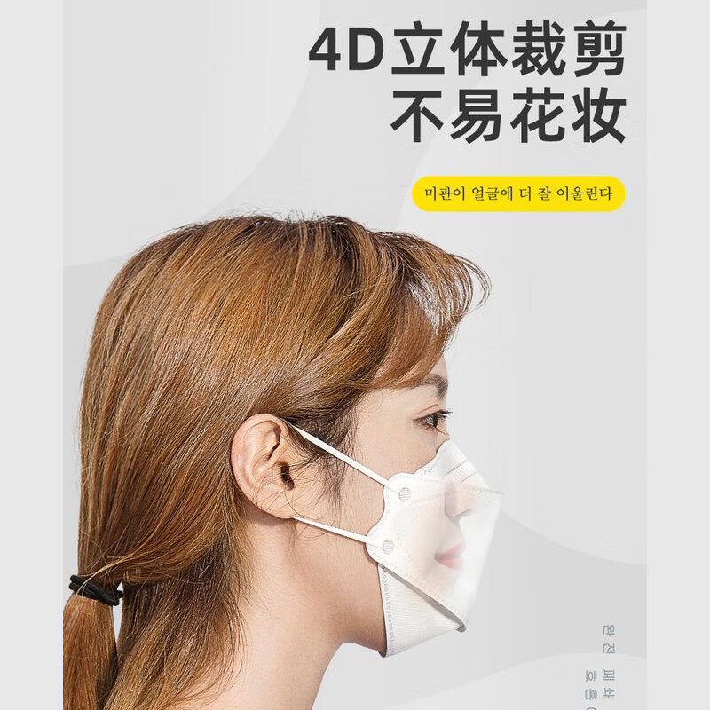 万聚医疗KN95口罩一次性口罩灭菌独立装kn95防护口罩立体防护成人口罩 100只鱼型KN95（灭菌独立包装 ）