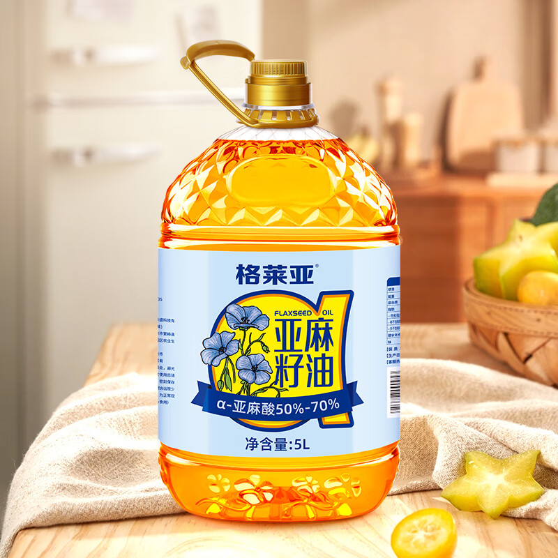 福益德亚麻籽油 5L