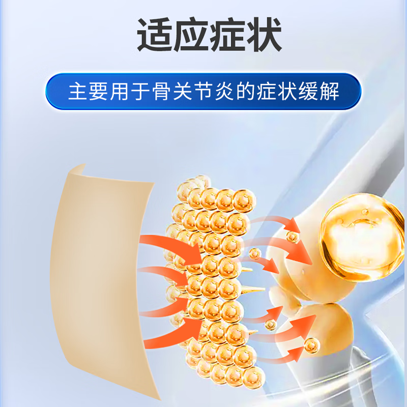 [联盛]酮洛芬贴片 7cm*10cm*5贴 1盒装 抗炎镇痛用于骨关节炎类风湿颈椎贴肩周炎肌肉疼痛腱鞘炎扭伤挫伤