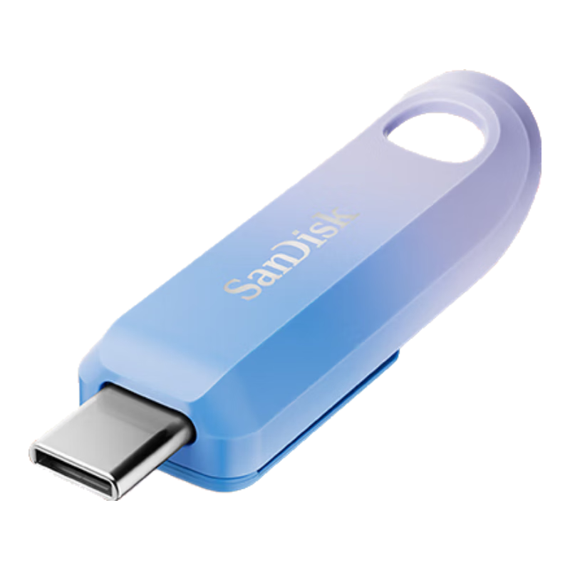 閃迪(SanDisk)創(chuàng)作者 閃迪可伸縮U盤Type-C 自動備份手機(jī)U盤 讀速高達(dá)400MB/s 手機(jī)電腦兩用U盤 256G 高速金屬U盤