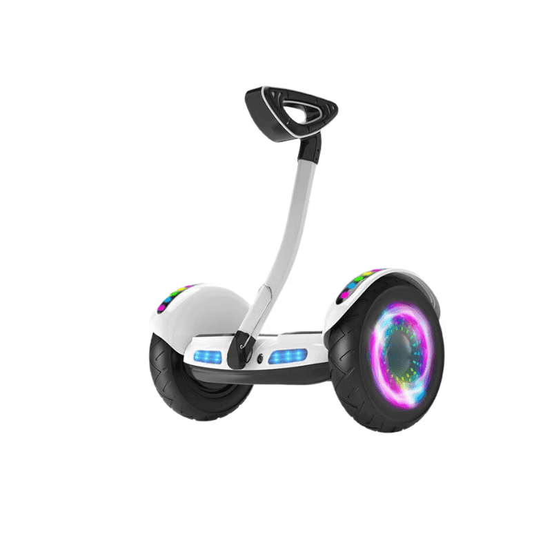 小米煜号智能电动儿童平衡车3-6-12岁体感10岁到15岁腿控成年人自动手扶双轮新款平行车 10吋米白【腿手控+APP+避震轮】