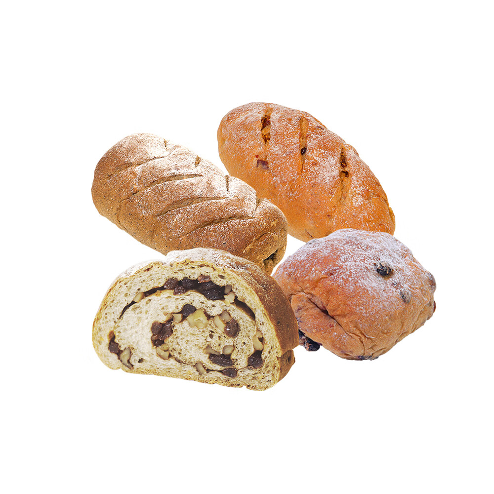 映悦养胃黑麦组合全麦面包下午茶早餐即食速食品零食点心 悦鲜递-养胃黑麦组合590g