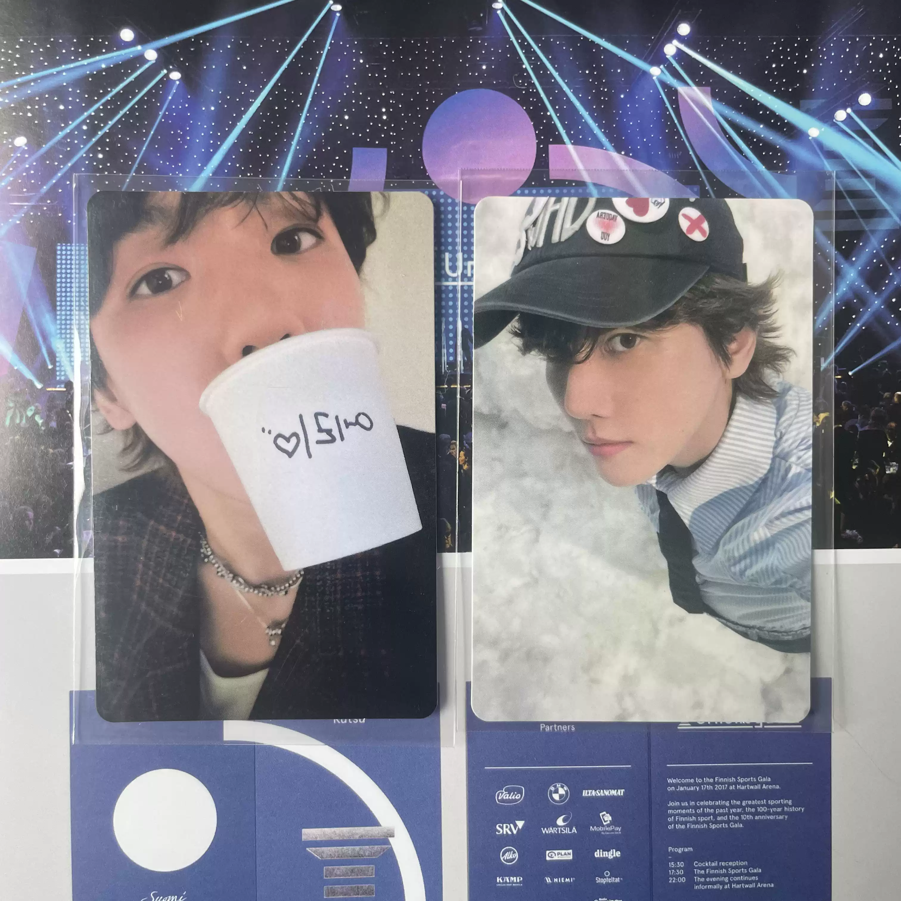 现货exo边伯贤bolo5专卡杯子贤鸭舌帽贤边伯贤小卡 默认