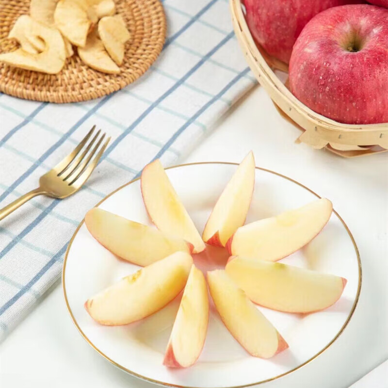 丑禾膜袋丑苹果脆甜新果正宗洛川苹果水果源头直发健康轻食整箱包邮 新疆冰糖心苹果 超值净重4.5斤（单果145g起）