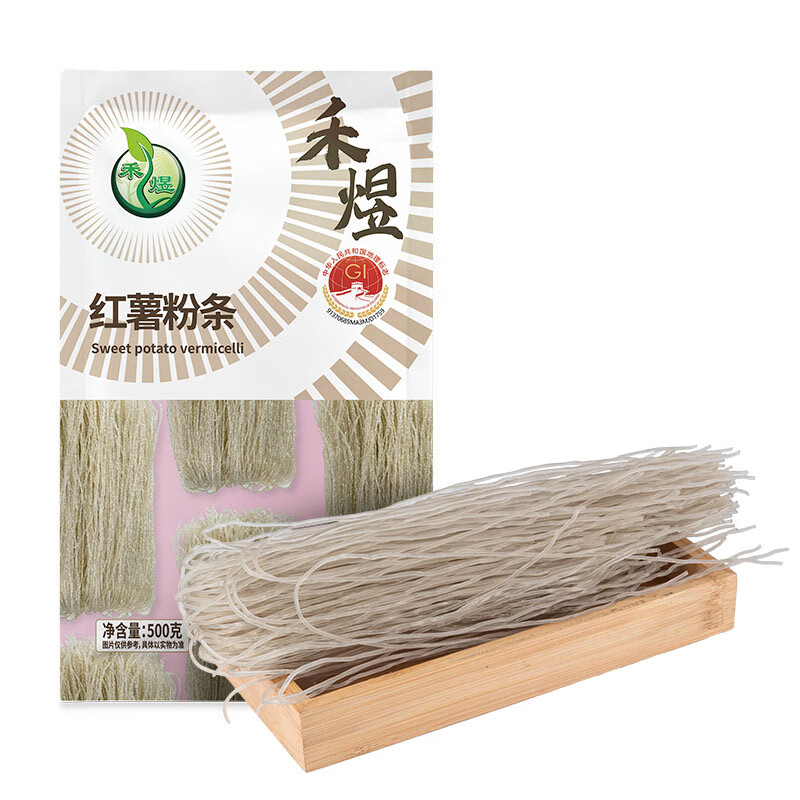 禾煜红薯粉条 500g 方便速食 火锅凉拌煲汤 酸辣粉丝 地瓜粉 南北干货