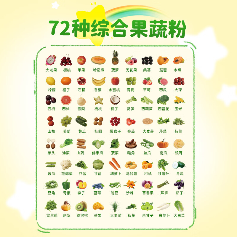 星圃复合维生素软糖多维棒棒糖健康儿童糖果宝宝零食14根/盒 7盒（98根）