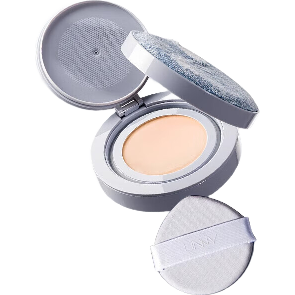 悠宜(unny club)UNNY悠宜氣墊丹寧限定遮瑕持久不脫妝學(xué)生平價(jià)控油bb霜干皮油皮女 N01#自然色正裝 【牛仔限定款】