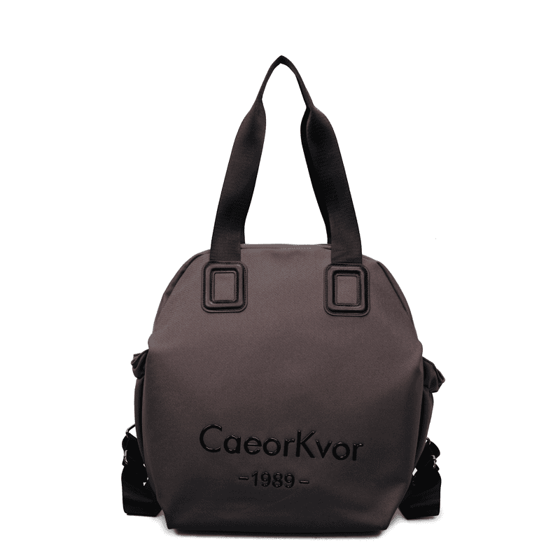 【轻奢专柜】多功能托特包超轻拉链款手提款双肩包单肩包洋气百搭 灰色 宽33高32层23手提8/23cm