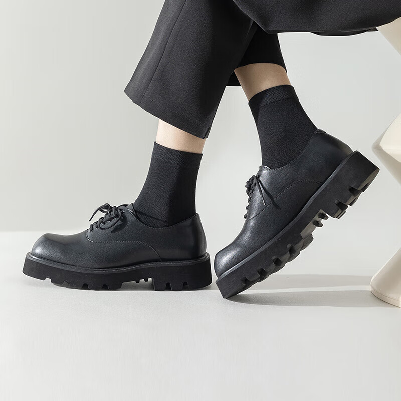 芬腾袜子男2025新款10双装商务休闲柔软透气短筒袜免洗出差 黑色 10双 均码