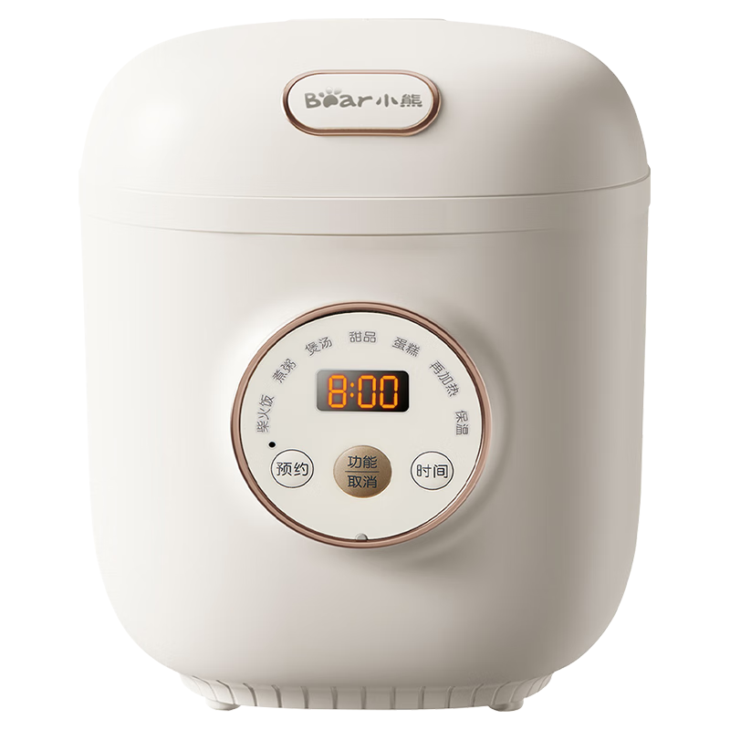 С�ܣ�Bear���緹��1-2�˾���1.2L����С�����緹��һ��ʳ��������๦��ѹ�����󷹹�����ԤԼ���������׷��� �մ���Ϳ�㲻ճ�ڵ� 1.2L DFB-C12L9 96.1Ԫ