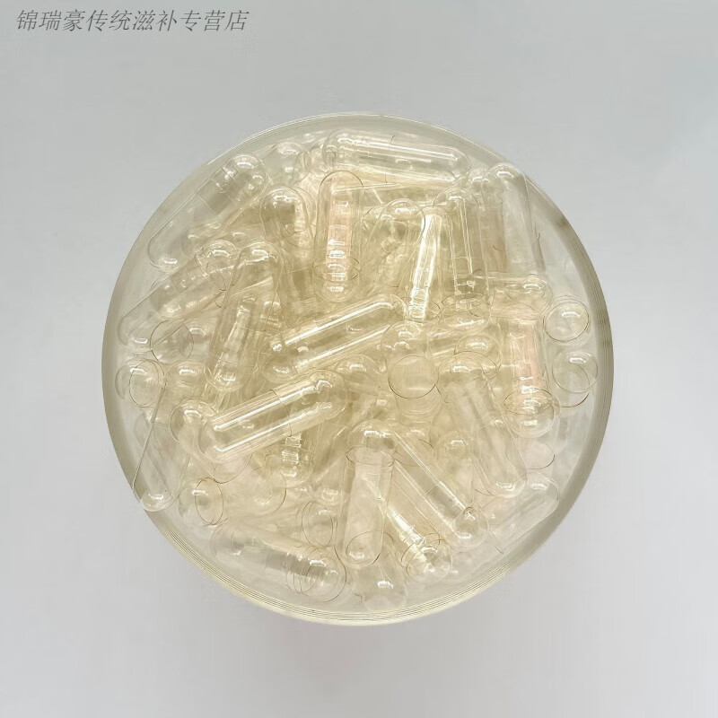透明植物糯米透明皮空心胶囊灌装外壳口服装粉可食用淀粉空囊批发 0