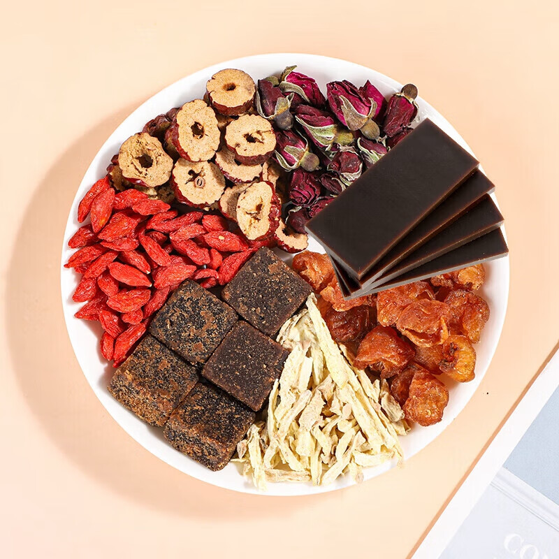 朕皇北京同仁堂黑糖阿胶姜枣茶女补气养血大姨妈生理期例假专用 【2盒分享装】10袋/盒