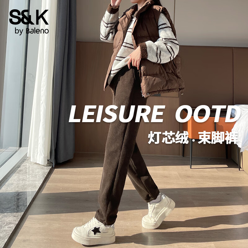 ����·��Baleno��S&Kϵ�м��޿��ӱ�ů�սſ��ﶬ�¿�2026������Ŵ�׿㳱������ �#��ɫ ����о�����ſ㡿 S 39.89Ԫ