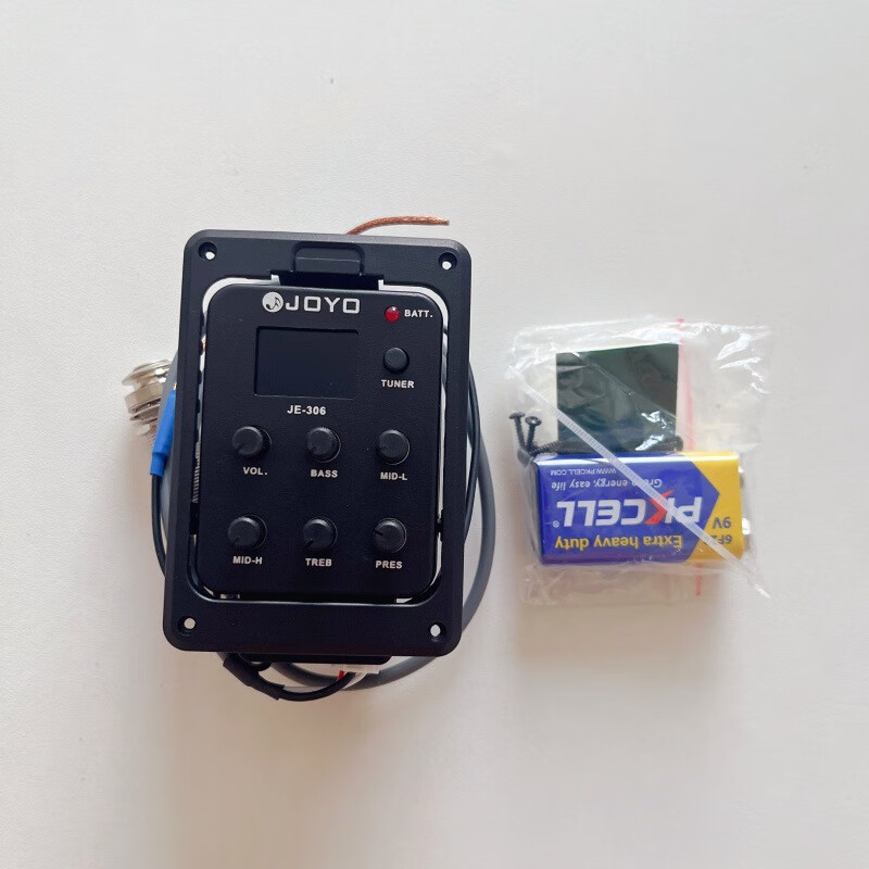 卓樂（JOYO）JOYOJE-306JE-307帶校音功能的5段EQ吉他拾音器效音 JOYO卓樂EQJE-306