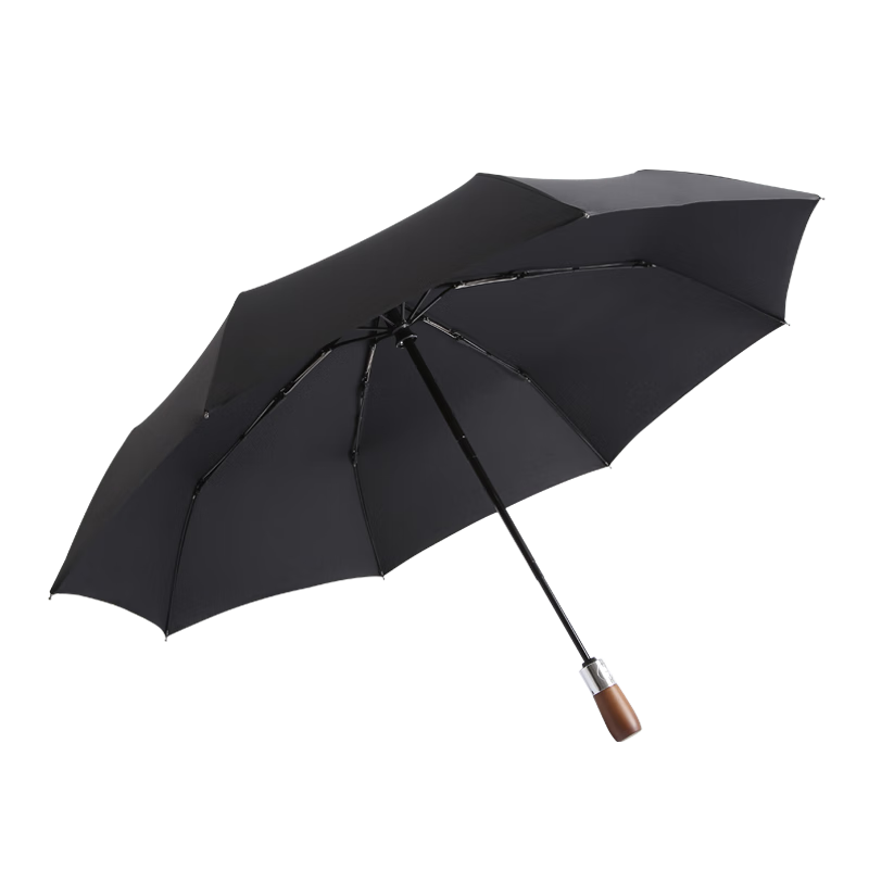 天玮伞业（Tianwei umbrella）雨伞自动晴雨伞便携两用伞遮阳伞折叠伞太阳伞全自动伞定制 黑色