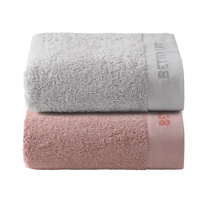 无印良品毛巾10A抗菌新疆棉加厚速吸100%纯棉亲肤柔软2条装情侣擦脸毛巾