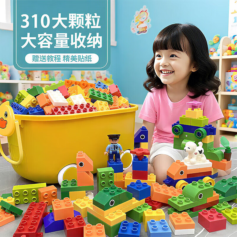 布鲁奇拼装模型乐高大颗粒积木6-12岁儿童玩具男孩生日礼物女孩1-3-6岁