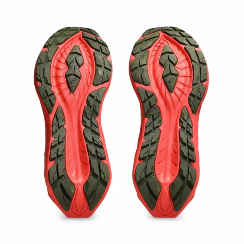 ASIKSI男女款 NOVABLAST 4 轻量回弹休闲运动跑步鞋 米色｜红色 45