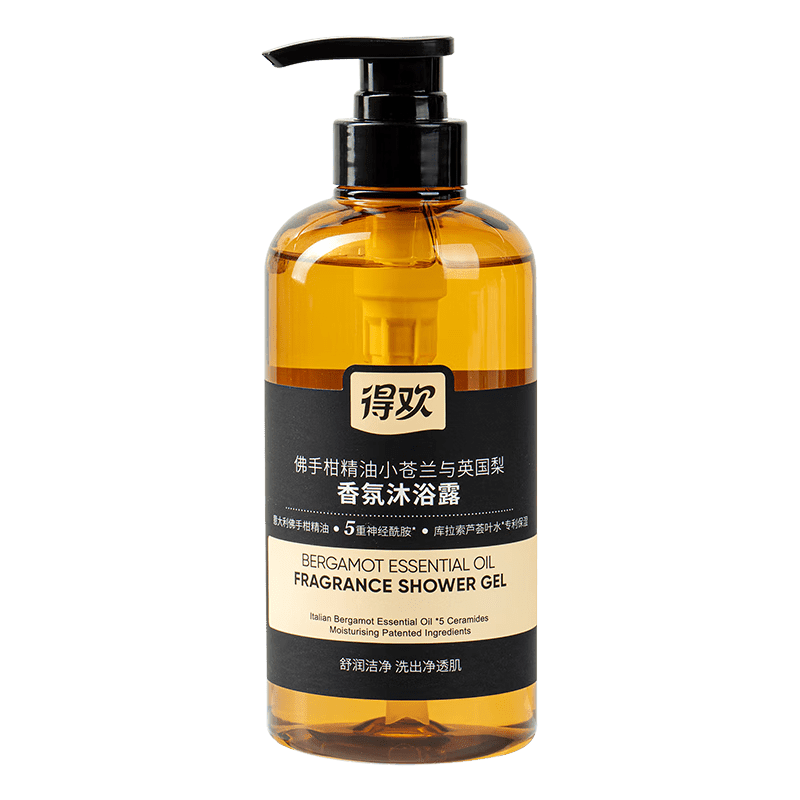 【官方】得欢佛手柑精油小苍兰与英国梨香氛沐浴露 500 ml