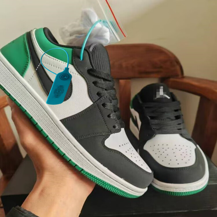 CLENIKEED莆田纯原滑板鞋 Air 乔1 AJ1影子灰篮球鞋低帮男女百搭休闲运动鞋 【纯原+摩擦声】海军蓝 36