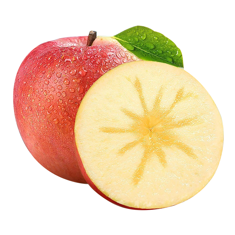 阿克苏苹果正宗新疆阿克苏冰糖心苹果现摘新鲜时令水果整箱包邮应季富士苹果 带箱9斤【精选果丨单果70-80mm】净8.5斤