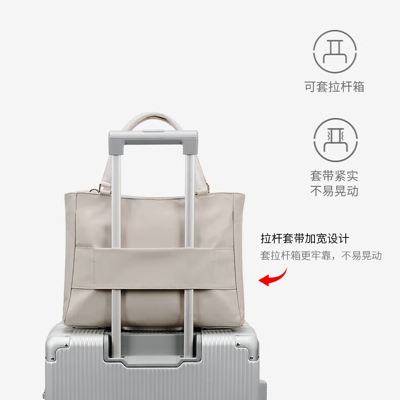 秀迪猫【种草榜Top】时尚多功能大容量可单肩斜挎背出行通勤时尚优选 粉色-极速发货 小号