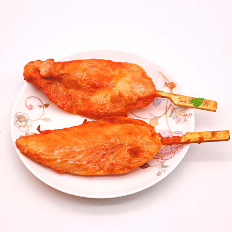 憨豆熊48克大号川香鸡柳无骨鸡柳手抓饼烧烤油炸半成品商用小吃整200