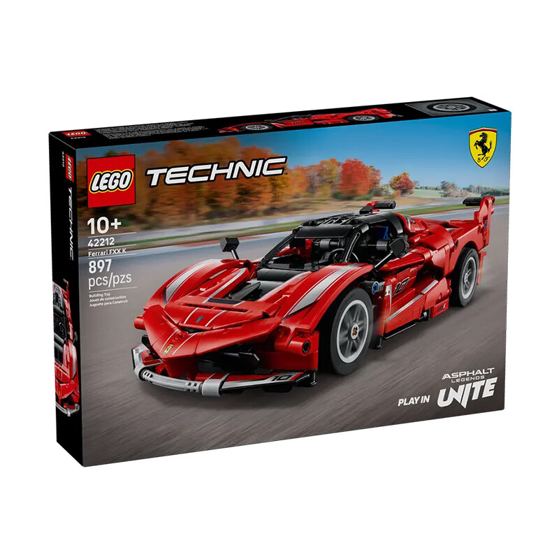 乐高（LEGO）42212 法拉利FXX 赛车 机械系列男女孩创意拼搭积木玩具生日礼物