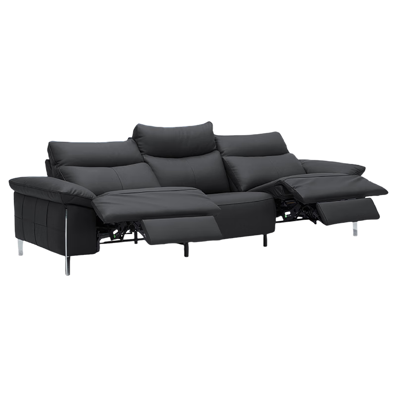 乐至宝LAZBOY全皮功能沙发客厅双电动0靠墙星际漫步黑【专柜同款-14天】