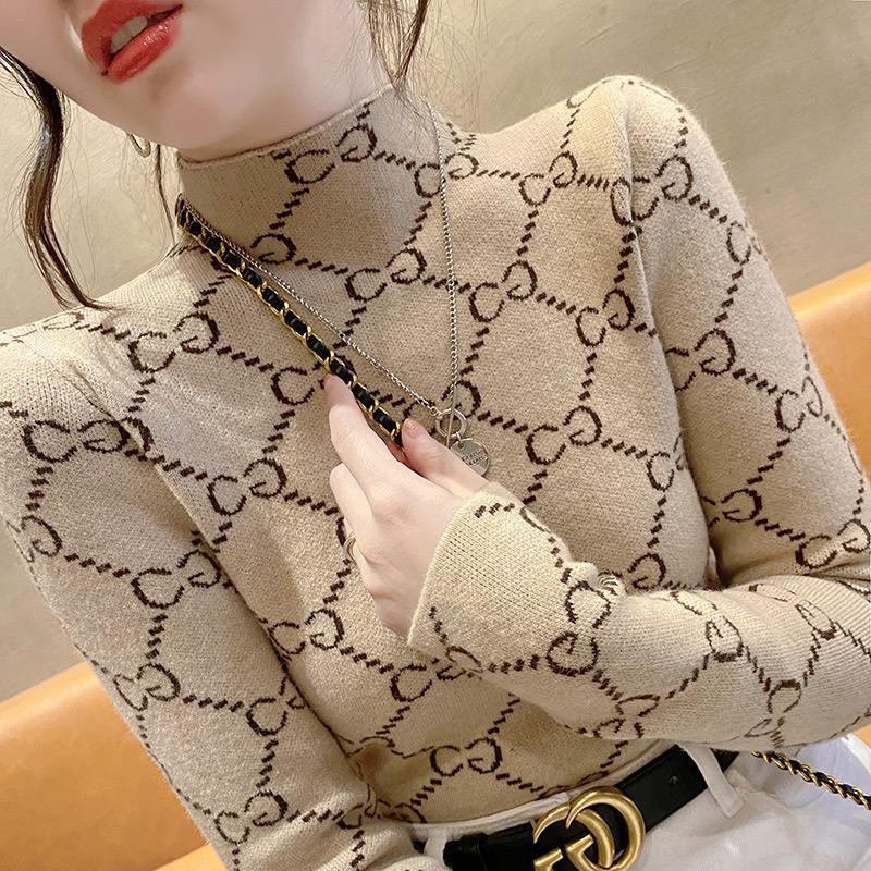 香影纯半高领打底衫女秋冬洋气2025年新款修身中领双面德绒内搭保暖上衣 黑色 XL (建议115-125斤)