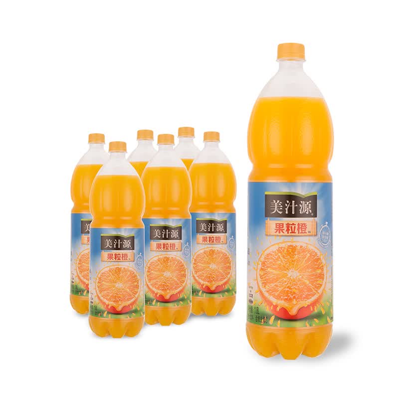 可口可乐（Coca-Cola）美汁源 Minute Maid 果粒橙 果汁饮料 1.8L*6瓶 整箱装属于什么档次？