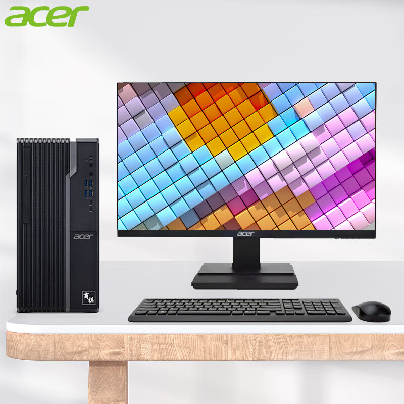 (acer) 台式机电脑整机游戏设计师全套酷睿12代办公商用电竞高配主机