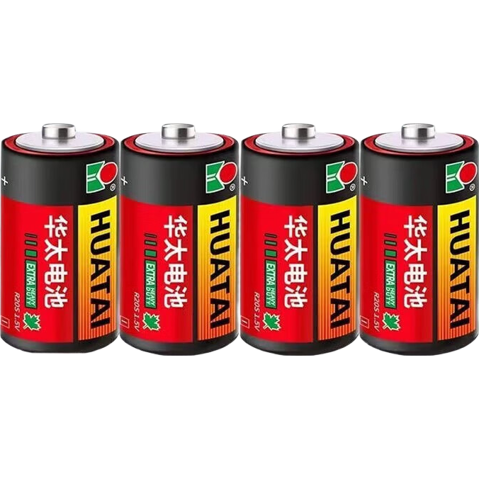 【百万热销】华太1号碳性干电池大号电池燃气灶热水器手电筒玩具收音机干电池 华太1号红彩1粒