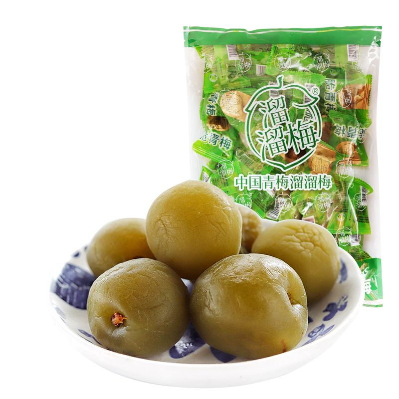 溜溜梅脆青梅308g酸甜原味脆梅子蜜餞孕婦辦公室網(wǎng)紅休 脆青梅308g超值裝