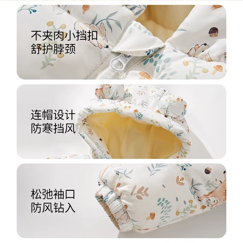 欧孕宝宝棉服新款冬加厚夹棉儿童棉衣男童女童棉袄羽绒外套 工程队 80 [参考身高73cm-80cm]