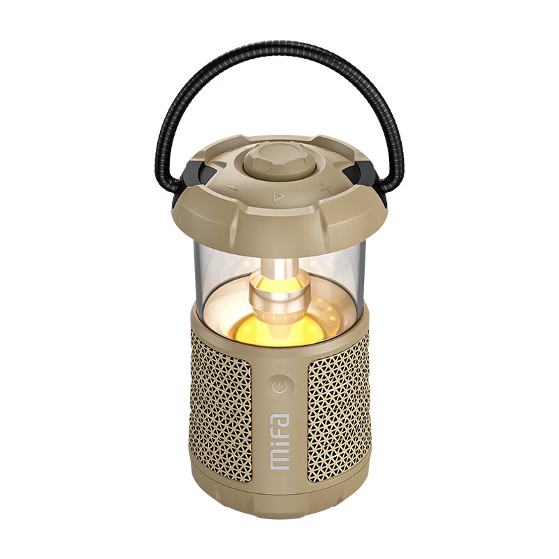 MIFA WildCamping无线蓝牙音箱【帮下歌】超重低音炮防水户外便携骑行车载高音质音响大音量插卡露营灯 WildCamping山系风【赠收纳袋】 【官方标配】