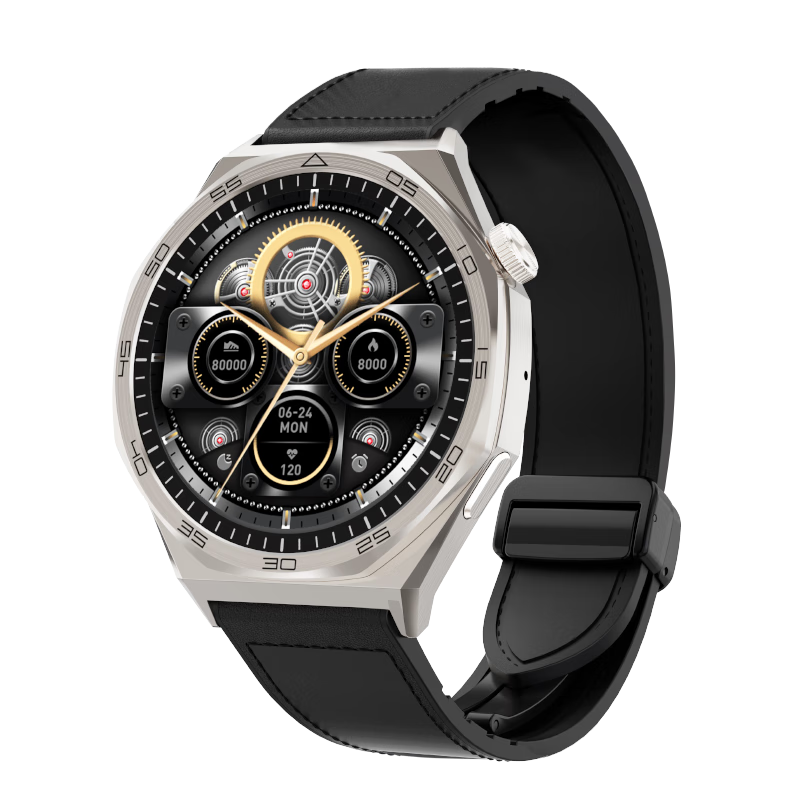 联想（Lenovo）智能手表 Watch S云石银 运动手表男 Ai蓝牙心率血氧睡眠健康监测 70+运动模式音乐播放男朋友礼物