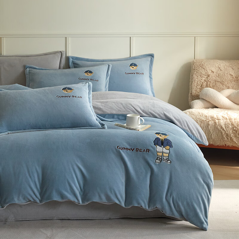 AIDLIA��Ӻ�ţ�����ļ��׶��챣ůţ���޴������ױ��ִ�����Ʒ �ɿ���-������+ǳ�� 1.5/1.8m�� ������ ������200*230cm�� 119Ԫ