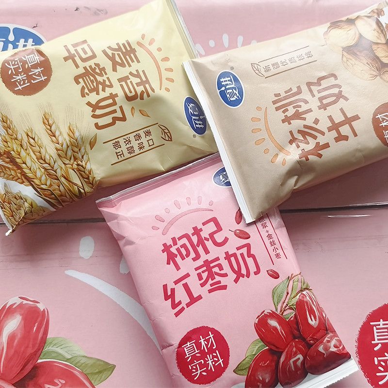 夏进枸杞牛奶麦香牛奶核桃牛奶227g*16袋三种口味混合 夏进枸杞牛奶 16袋 227g