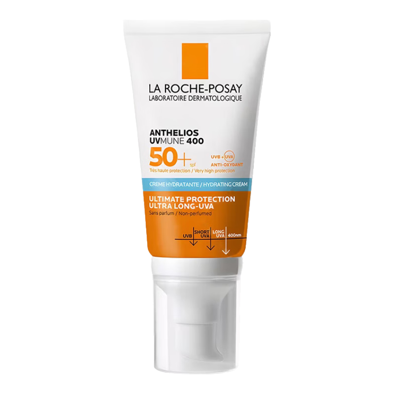 理肤泉【蓝标】特护轻盈防晒霜50mlSPF50+【UV400】高倍防水防汗户外