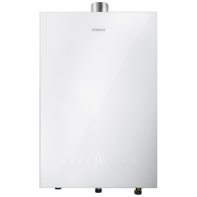 老板燃气热水器16升J10 一级静音增压下置风机