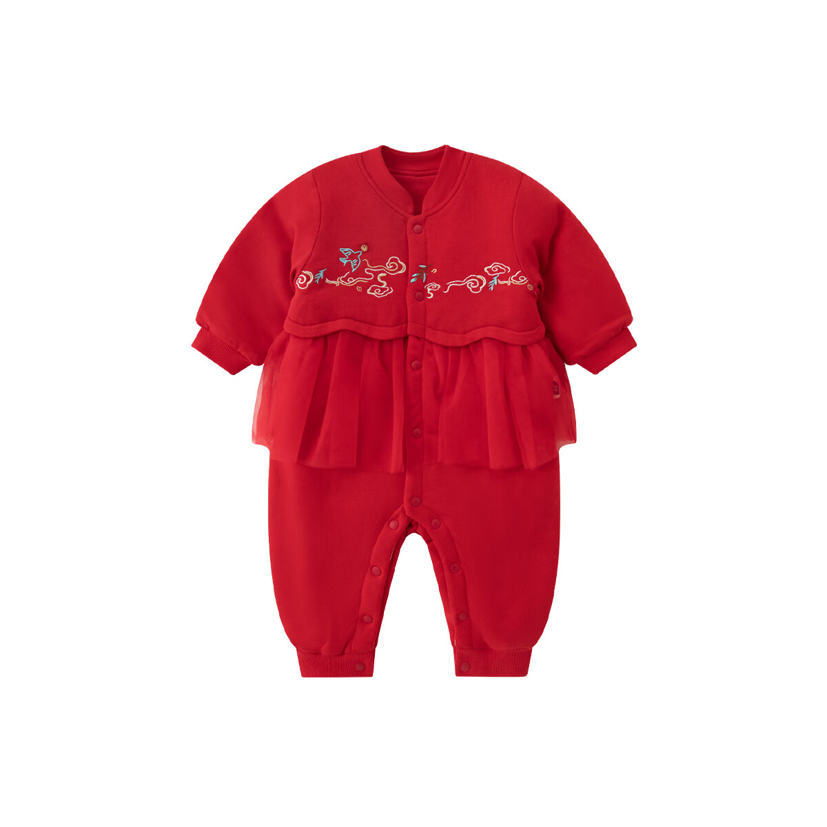 aqpa婴儿秋冬棉服连体衣哈衣夹棉保暖【连体棉服集合】 春红福至 73cm 京东折扣/优惠券