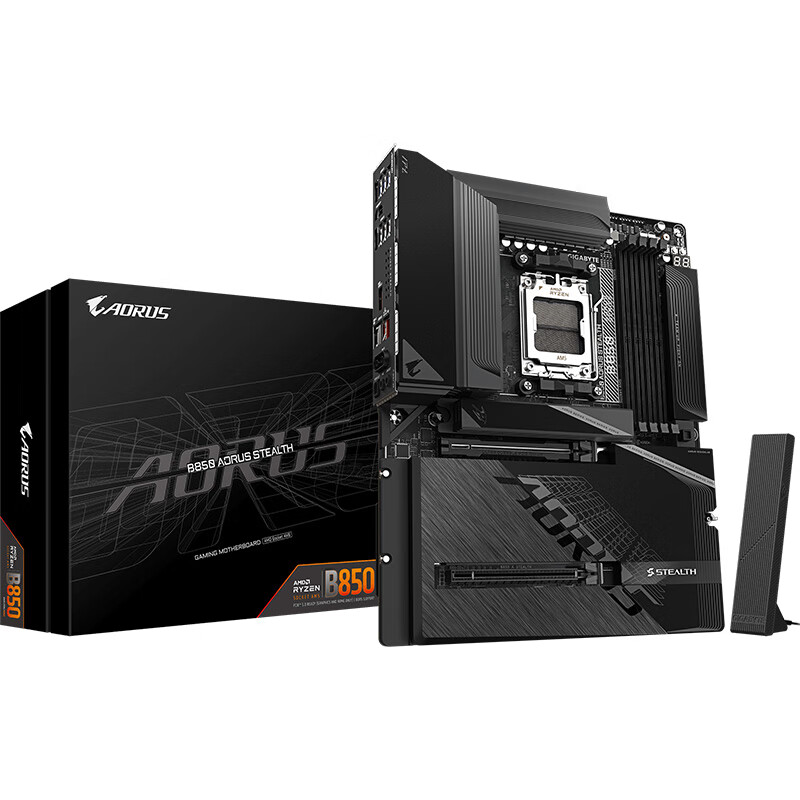 技嘉 背插小雕B850 AORUS STEALTH WIFI7 DDR5 图 7