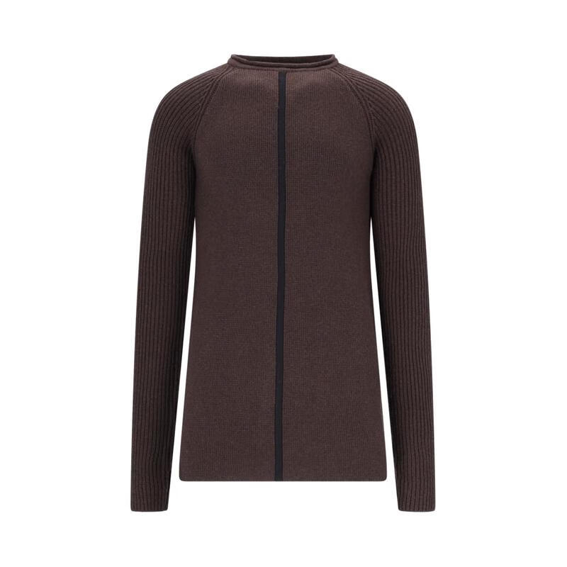 瑞克·欧文斯（RICK OWENS）男士毛衣保暖透气秋冬日常针织简约 棕色 均码 |M