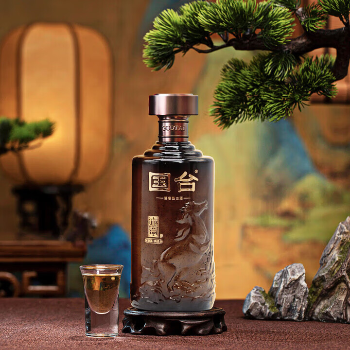 国台53度酱香型白酒 高档礼盒装 赠礼 送礼佳品 宴请 聚会 自喝A 53度 500mL 2瓶 【国台·酿荟尚品 2瓶配礼袋】