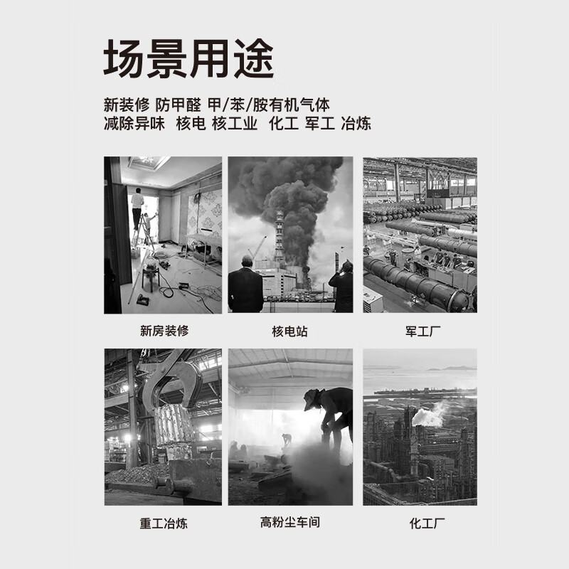 吉研KP95活性炭口罩工业专用KN100防甲醛电焊灰尘雾霾苯胺新房装修 专业防甲醛+油性【10只装无阀】